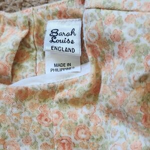 Vintage Sarah Louise England Floral Dress 3T